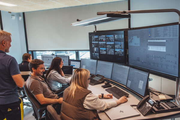 Control room in Øygarden. Photo by Ruben Soltvedt.